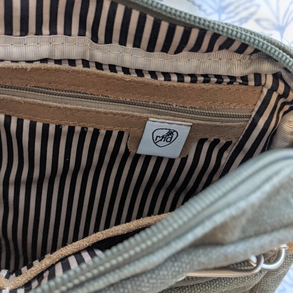 Travelon Anti-Theft Heritage Crossbody Bag, Sage Green - Picture 12 of 14